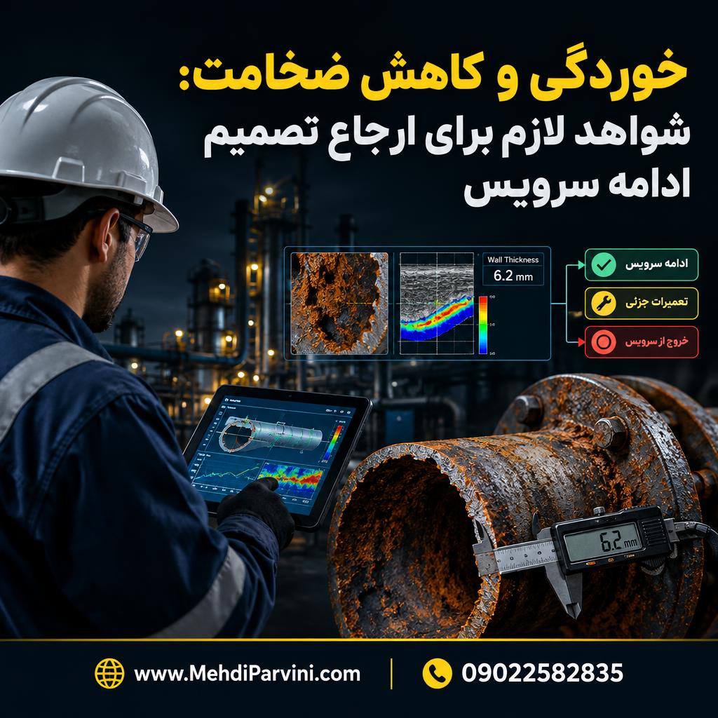 خوردگی و کاهش ضخامت
