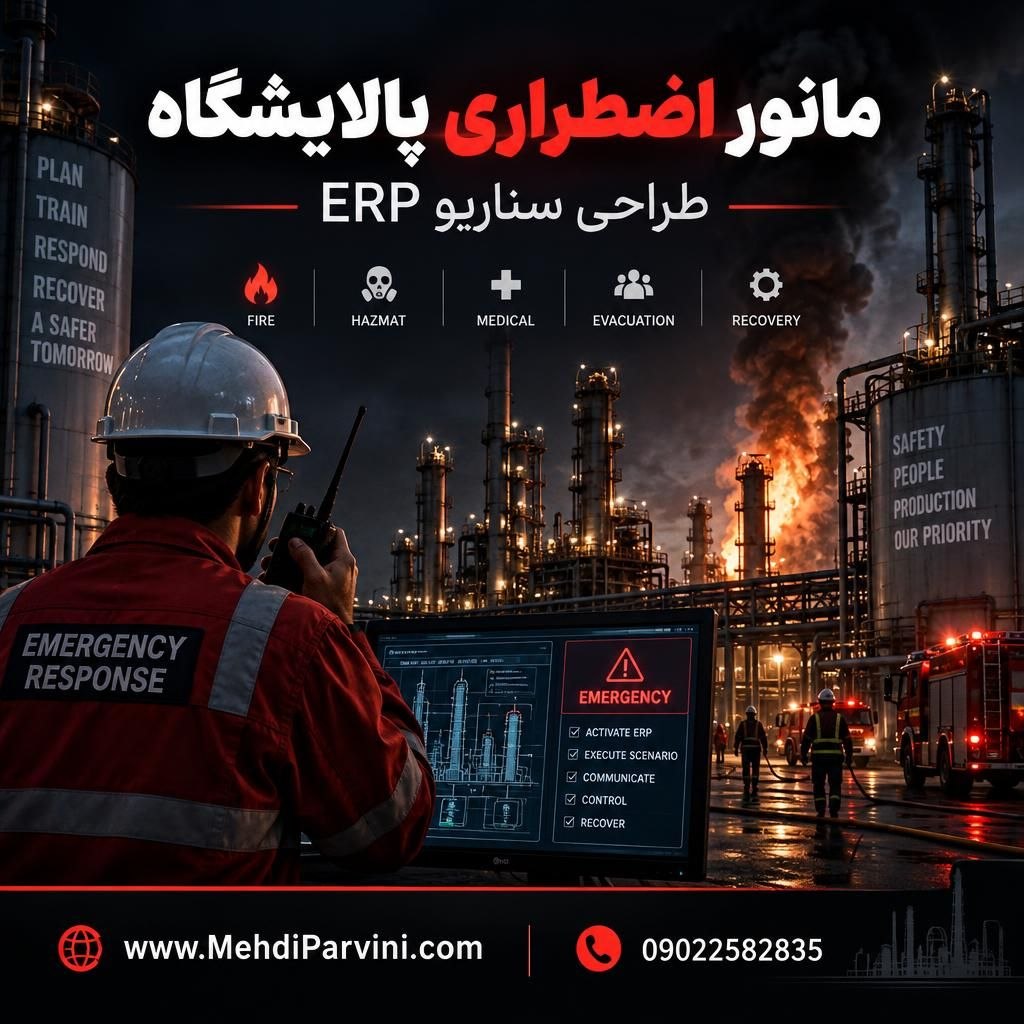 مانور اضطراری پالایشگاه | طراحی سناریو ERP