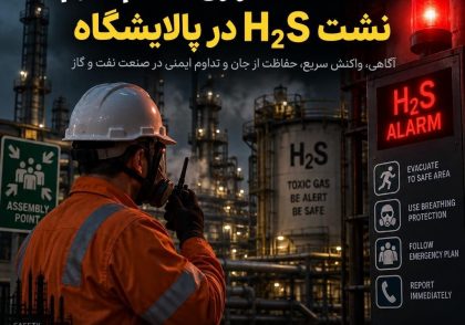 اقدامات اضطراری هنگام آلارم نشت