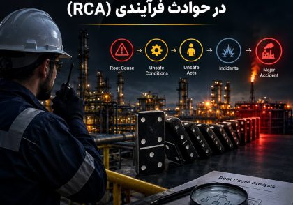 آموزش تئوری دومینو و زنجیره خطا در حوادث فرآیندی (RCA)