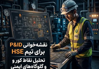 نقشه‌خوانی P&ID برای تیم HSE | تحلیل نقاط کور و گلوگاه‌های ایمنی