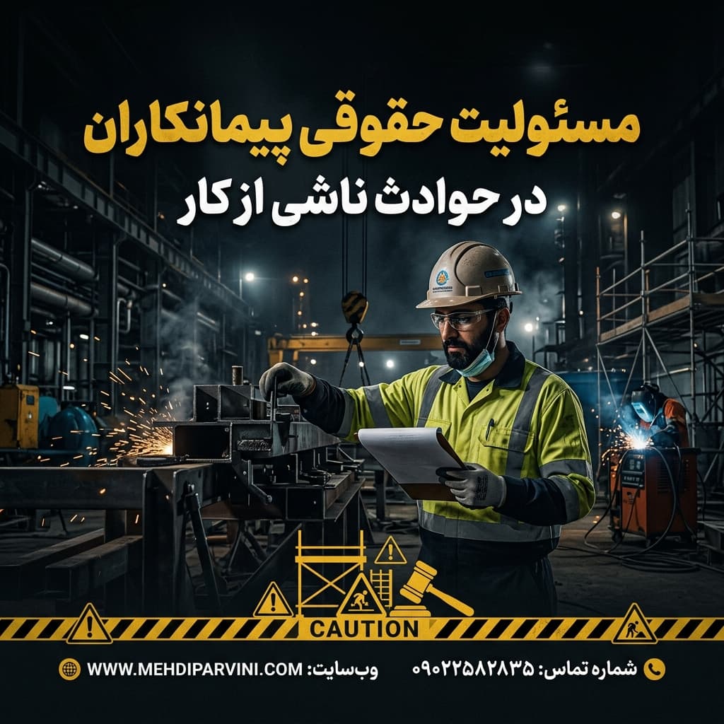 مسئولیت حقوقی پیمانکاران در حوادث ناشی از کار