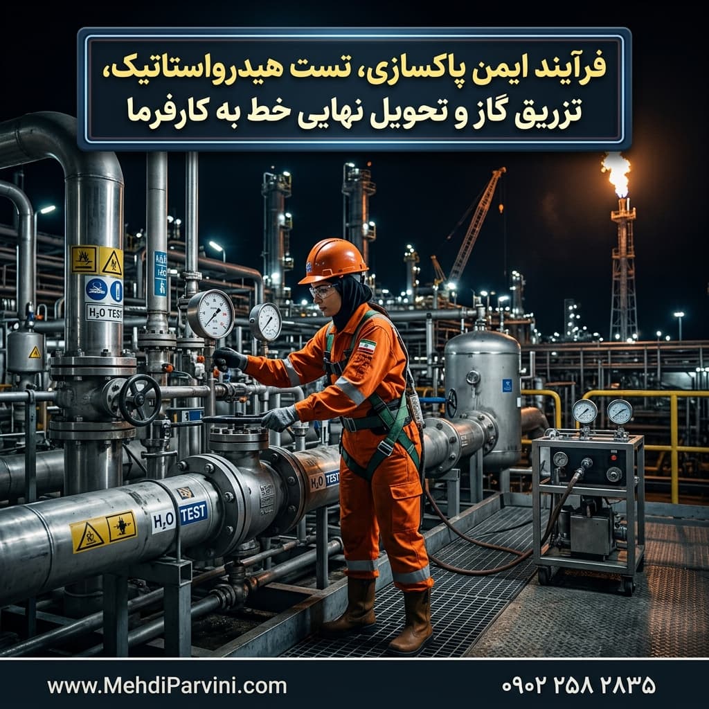 فرآیند ایمن پاکسازی، تست هیدرواستاتیک