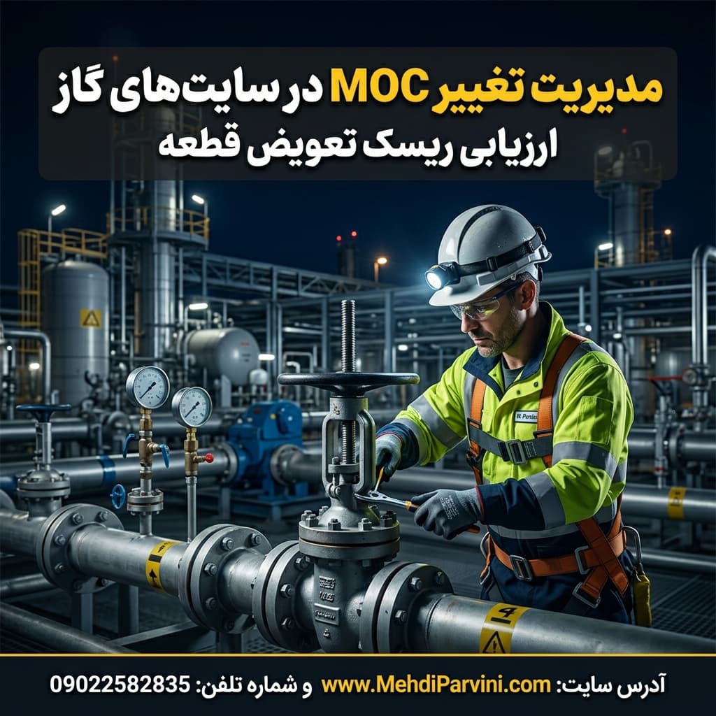 مدیریت تغییر MOC در سایت‌های گاز
