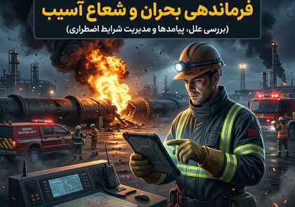 ترکیدگی خط لوله گاز | فرماندهی بحران و شعاع آسیب