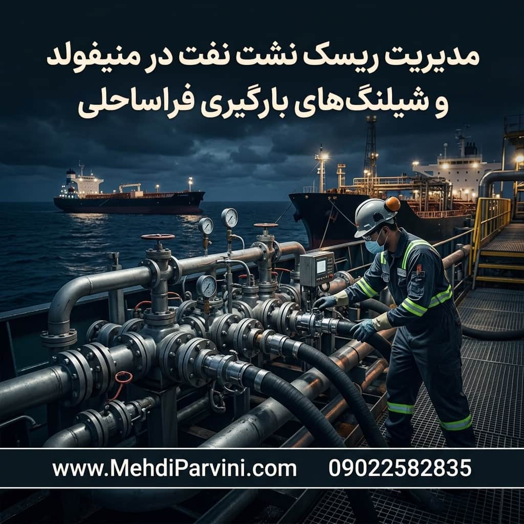 مدیریت ریسک نشت نفت در منیفولد و شیلنگ‌های بارگیری فراساحلی