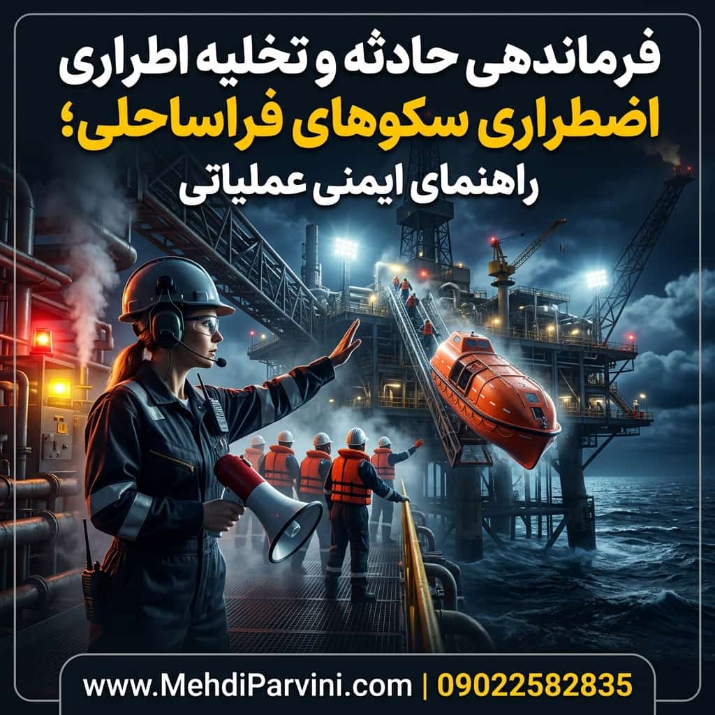 فرماندهی حادثه و تخلیه اضطراری سکوهای فراساحلی