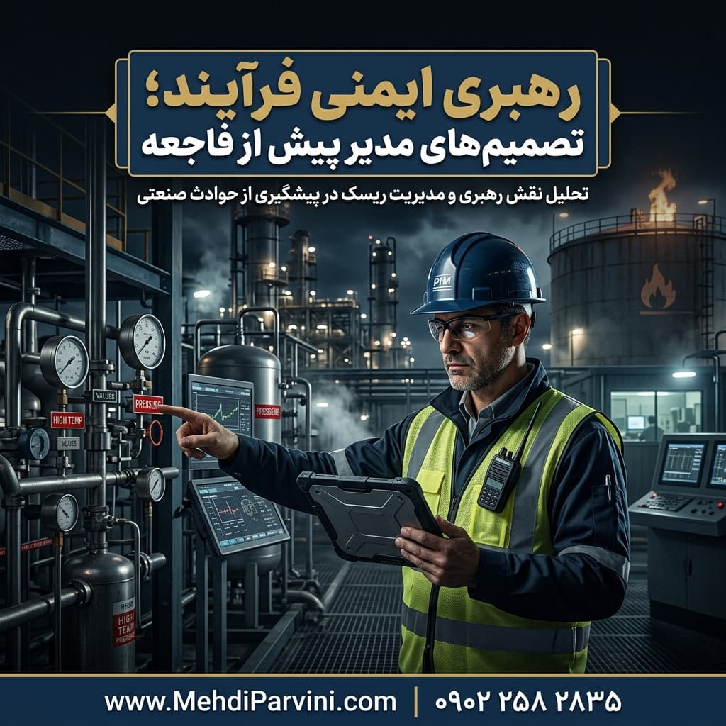 رهبری ایمنی فرآیند؛ تصمیم‌های مدیر پیش از فاجعه