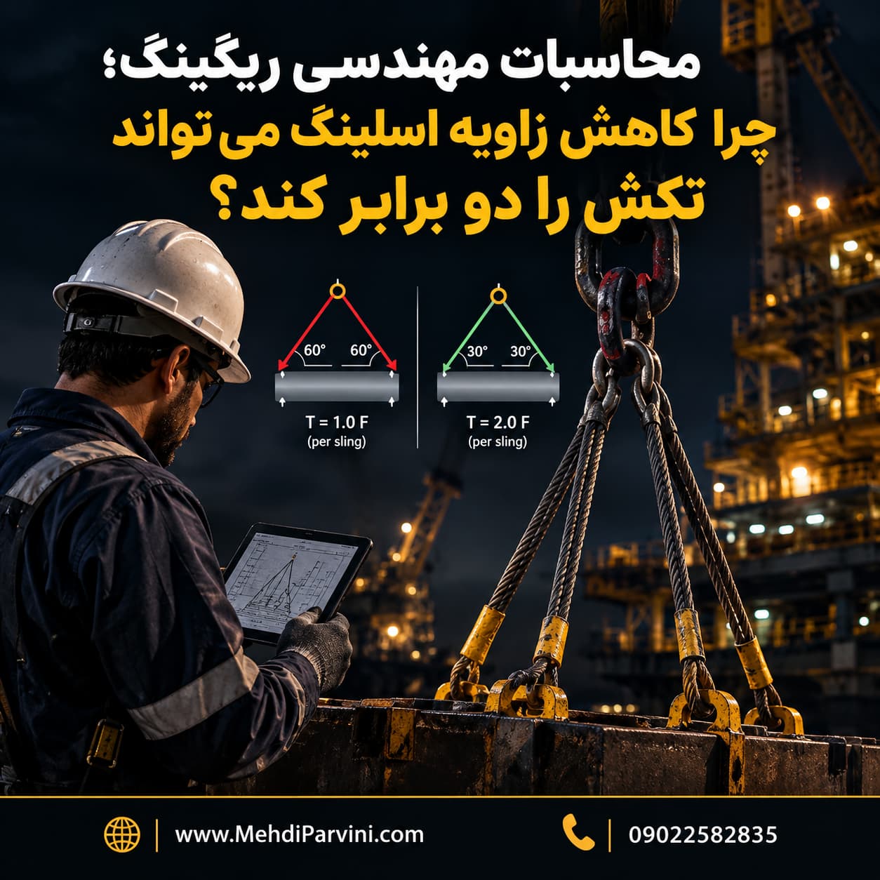 محاسبات مهندسی ریگینگ