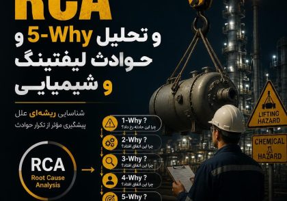 RCA و تحلیل 5-Why حوادث لیفتینگ و شیمیایی
