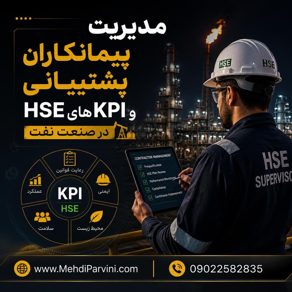 مدیریت پیمانکاران پشتیبانی و KPIهای HSE