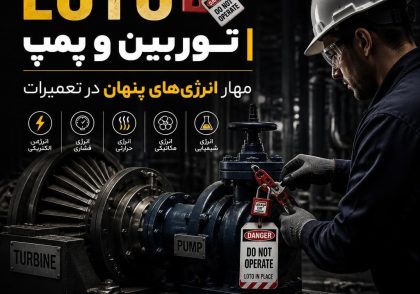 LOTO توربین و پمپ | مهار انرژی‌های پنهان در تعمیرات