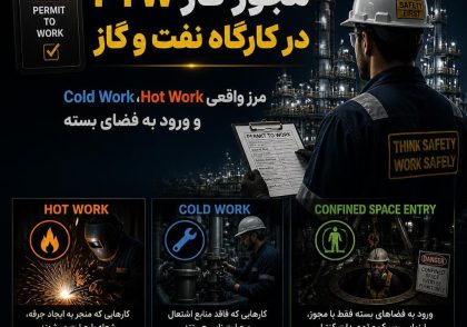 مجوز کار PTW در کارگاه نفت و گاز