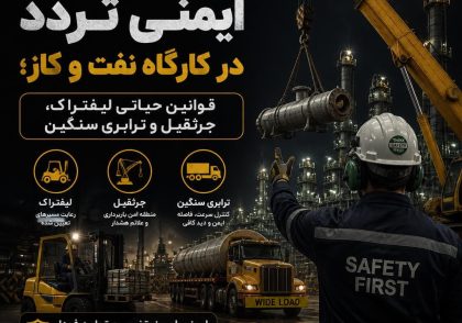 ایمنی تردد در کارگاه نفت و گاز