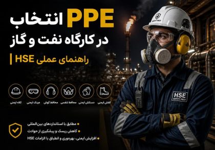 انتخاب PPE در کارگاه نفت و گاز | راهنمای عملی HSE