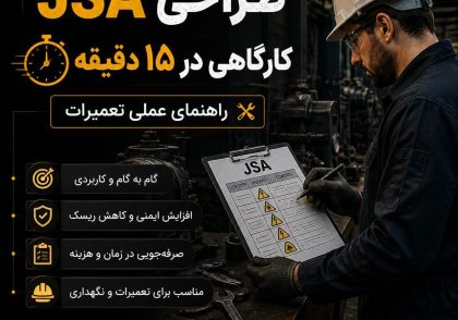 طراحی JSA کارگاهی در ۱۵ دقیقه | راهنمای عملی تعمیرات