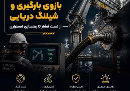 اتصال بازوی بارگیری و شیلنگ دریایی