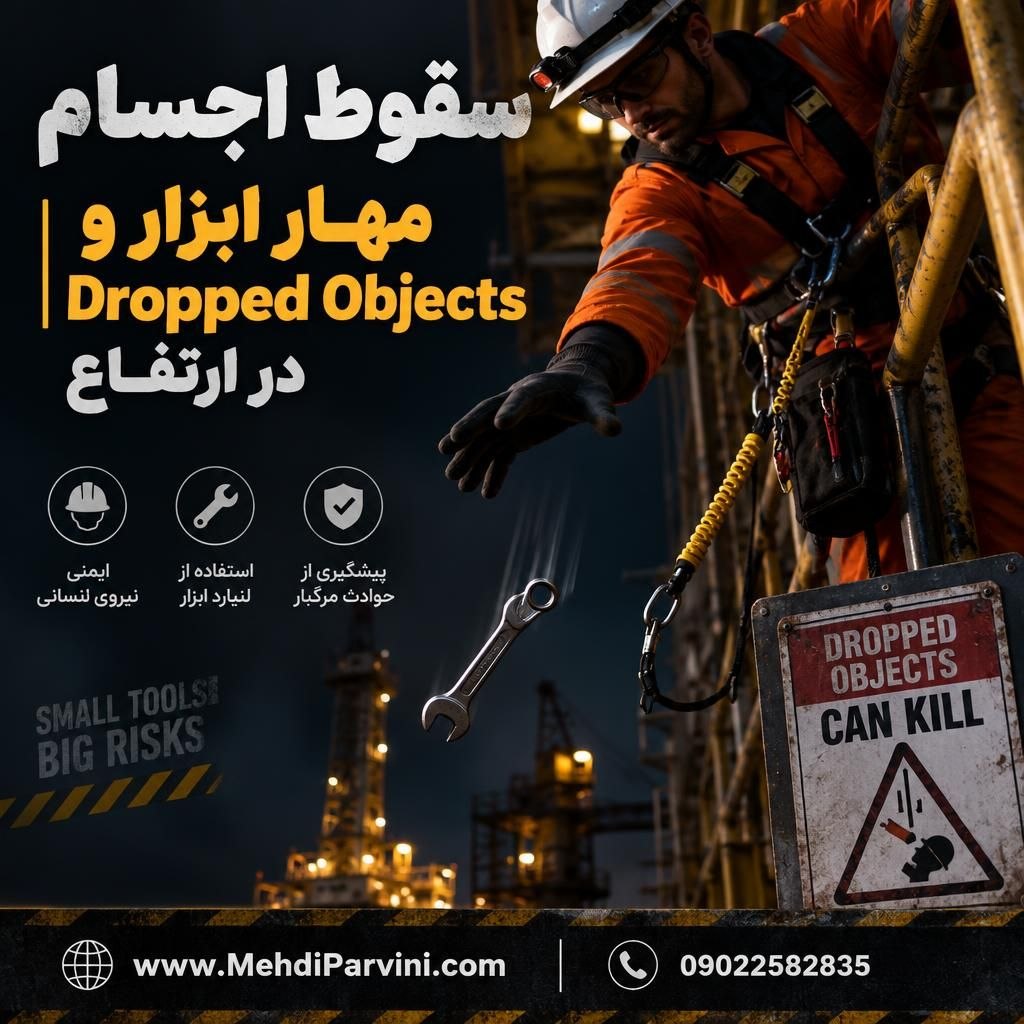 مهار ابزار و Dropped Objects در ارتفاع