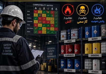 تفکیک و انبارش مواد شیمیایی